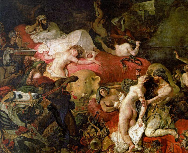 Eugene Delacroix The Death of Sardanapalus China oil painting art